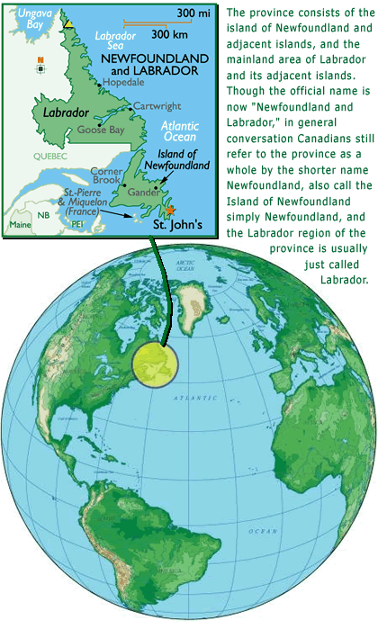 Newfoundland and Labrador (maps and info)