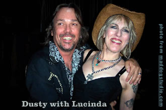 Dusty with Lucinda Williams