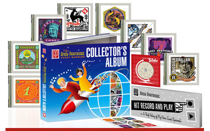 Fuzzy Warbles collector's album packaging