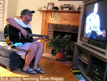 Rick Umali learning from Happy