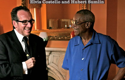 Elvis Costello and Hubert Sumlin