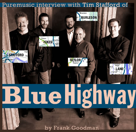 Puremusic interview with Tim Stafford of Blue Highway