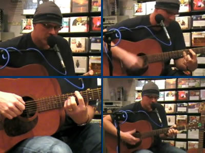 Robert White doing an instore