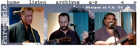 the Sherpas at Folk Alliance 2002