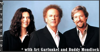 Maia Sharp with Art Garfunkel and Buddy Mondlock