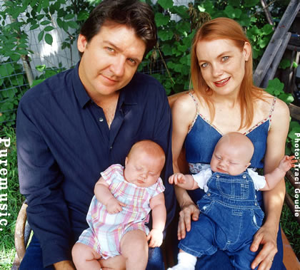 Bruce and Kelly and the twins