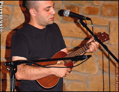 Daniel playing ukulele